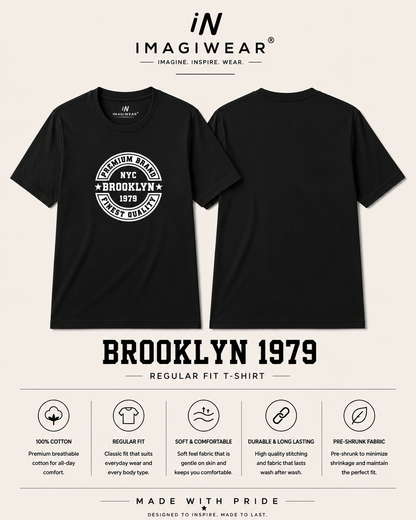 Brooklyn Premium Graphic T-Shirt | Women's Regular Fit Tee