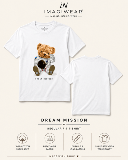 Cosmic Bear Graphic T-Shirt | Women's Regular Fit Tee