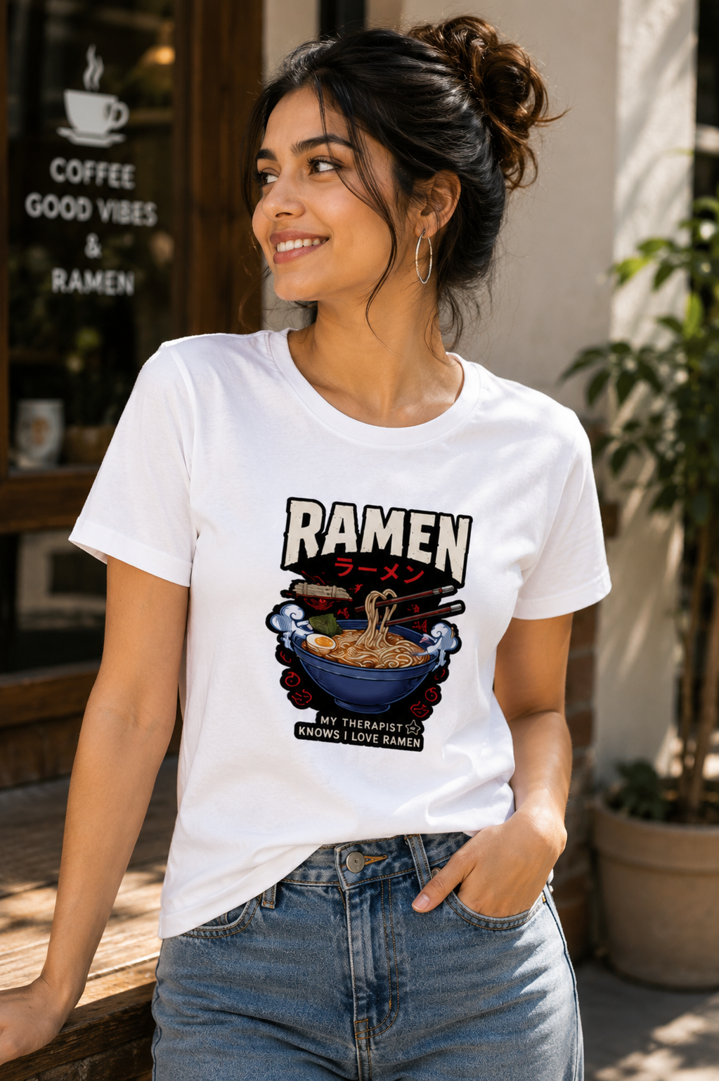 Ramen Lover Graphic T-Shirt | Women's Regular Fit Tee