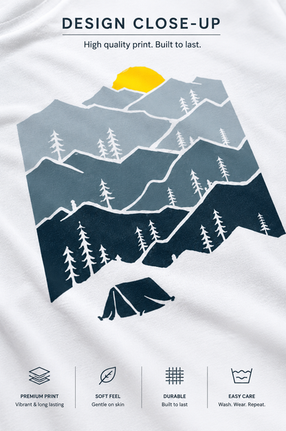 Mountain Adventure Graphic T-Shirt | Women's Regular Fit Tee