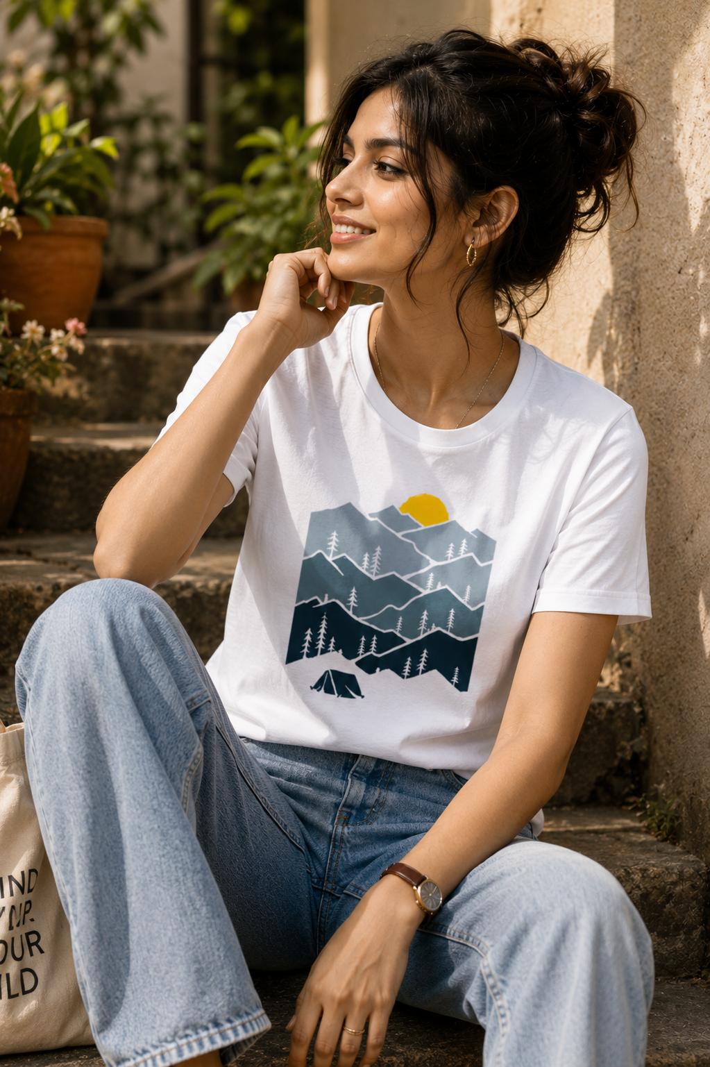 Mountain Adventure Graphic T-Shirt | Women's Regular Fit Tee