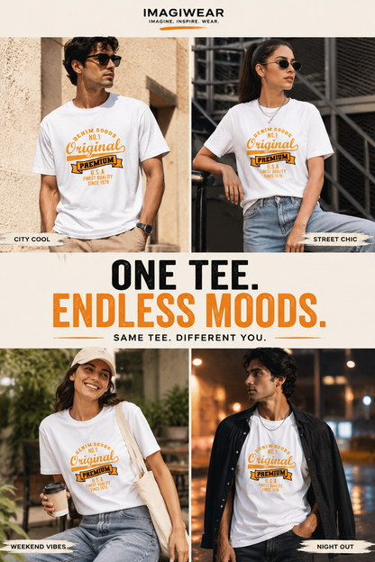 Original Premium Graphic T-Shirt | Unisex Regular Fit Tee