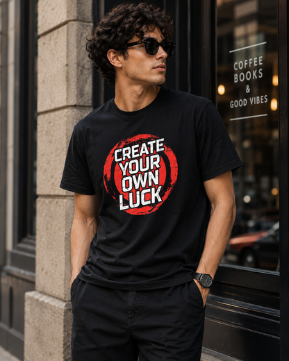 Create Your Own Luck Graphic T-Shirt | Unisex Regular Fit Tee