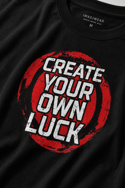 Create Your Own Luck Graphic T-Shirt | Unisex Regular Fit Tee