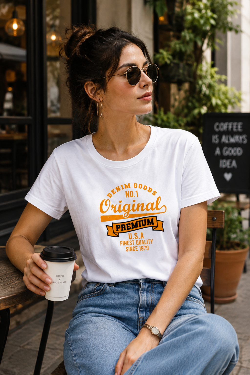 Premium Original Graphic T-Shirt | Women's Regular Fit Tee