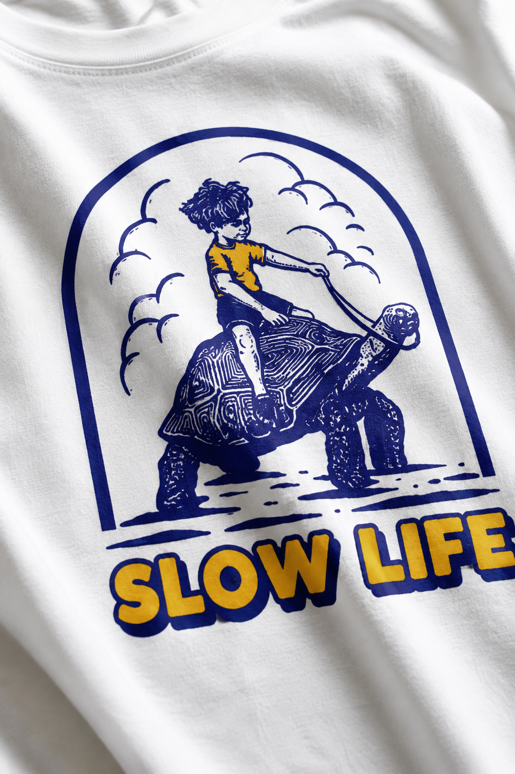 Slow Life Graphic T-Shirt | Women's Regular Fit Tee