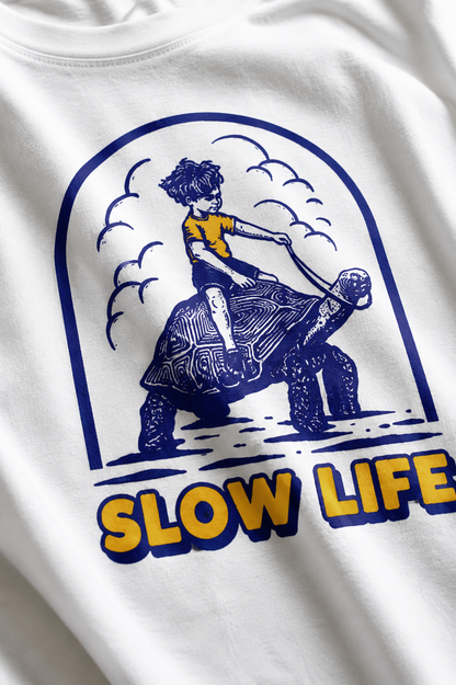 Slow Life Graphic T-Shirt | Women's Regular Fit Tee