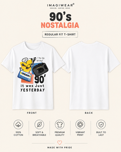 90s Nostalgia Graphic T-Shirt | Women's Regular Fit Tee