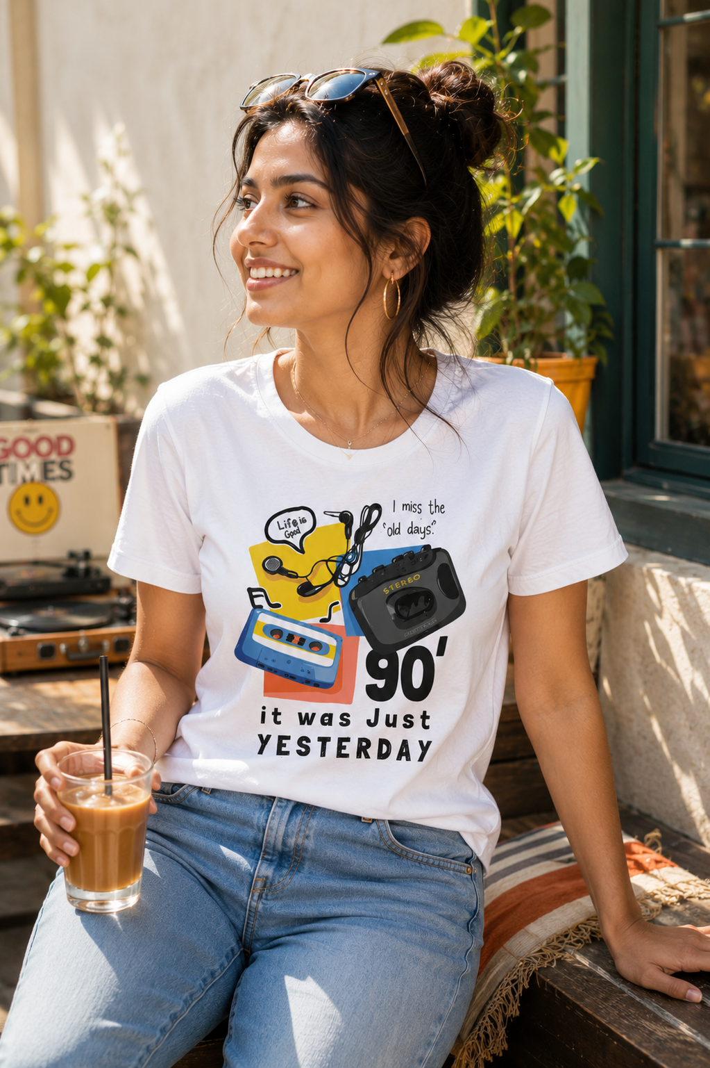 90s Nostalgia Graphic T-Shirt | Women's Regular Fit Tee