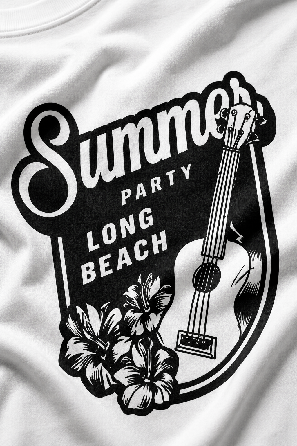 Summer Party Beach Graphic T-Shirt | Women's Regular Fit Tee