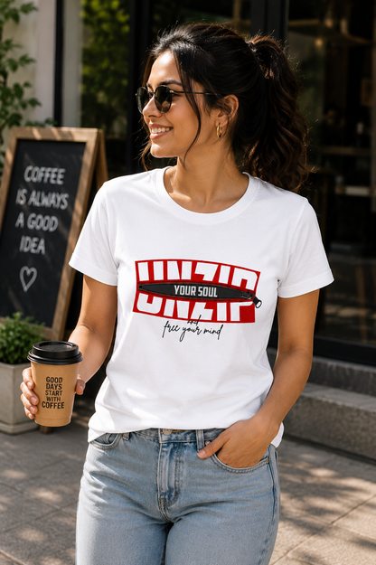 Unleash Your Soul Graphic T-Shirt | Women's Regular Fit Tee