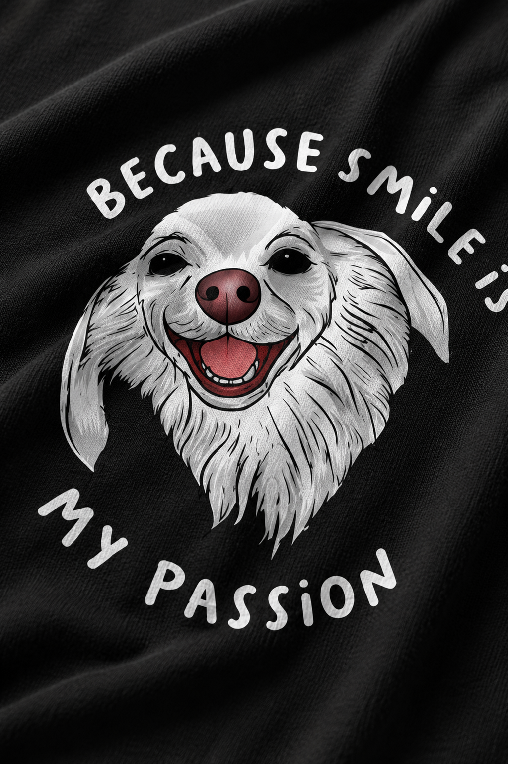 Smile Is My Passion Graphic T-Shirt | Women's Regular Fit Tee