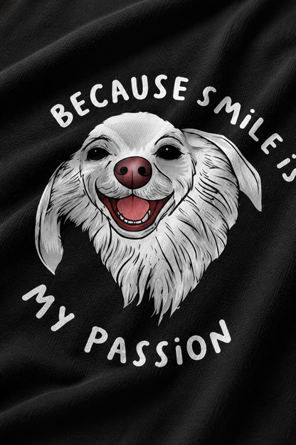 Smile Is My Passion Graphic T-Shirt | Women's Regular Fit Tee