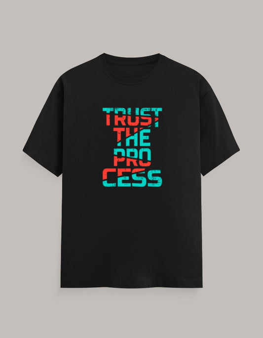 Trust The Process graphic T-shirt regular fit front view