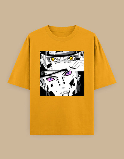 Anime Eyes Oversized Unisex T-Shirt oversized fit - manga inspired graphic tee, additional colorway