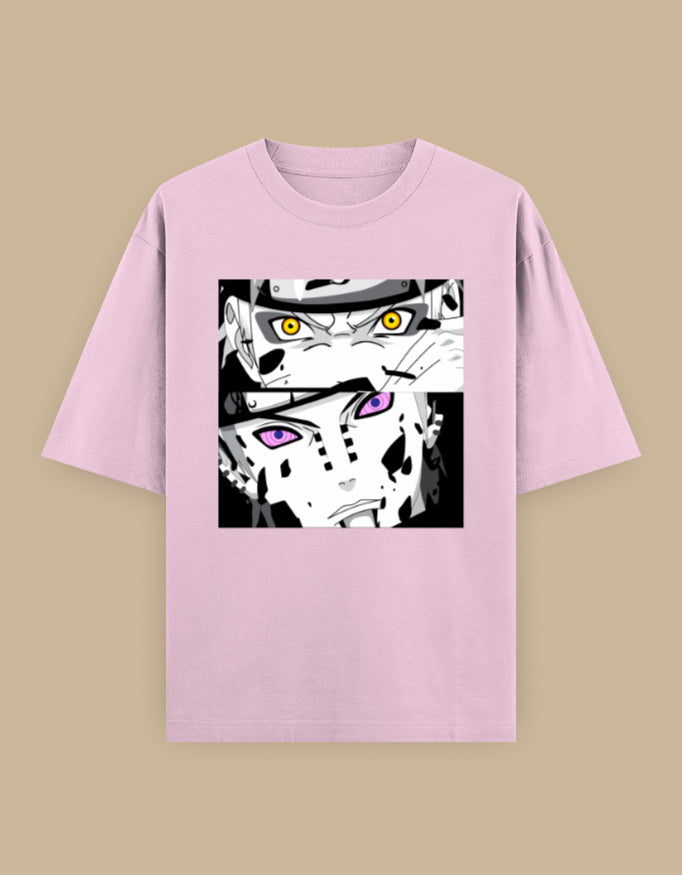 Anime Eyes Oversized Unisex T-Shirt oversized fit - manga inspired graphic tee, additional colorway