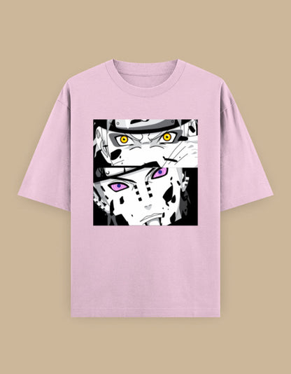 Anime Eyes Oversized Unisex T-Shirt oversized fit - manga inspired graphic tee, additional colorway