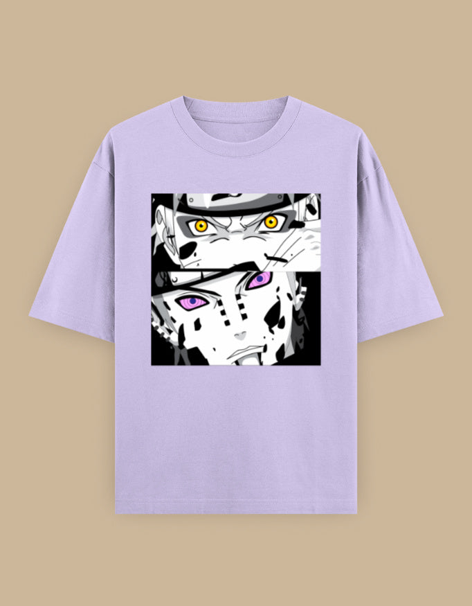 Anime Eyes Oversized Unisex T-Shirt oversized fit - manga inspired graphic tee, additional colorway