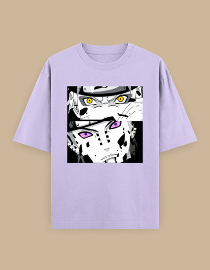 Anime Eyes Oversized Unisex T-Shirt oversized fit - manga inspired graphic tee, additional colorway