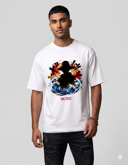 Anime Oversized Heavyweight T-Shirt | Unisex Streetwear Cotton Tee (240 GSM)