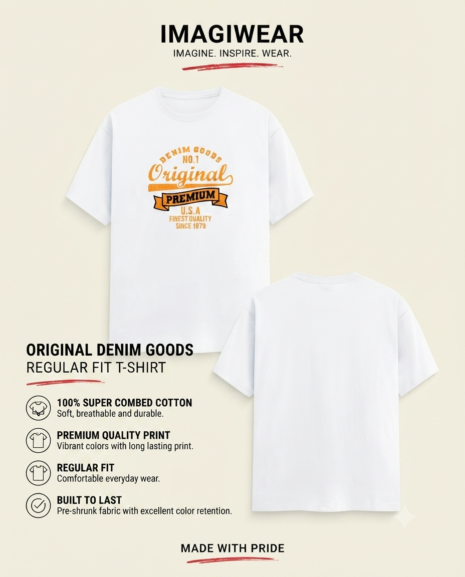 Original Premium Graphic T-Shirt | Unisex Regular Fit Tee