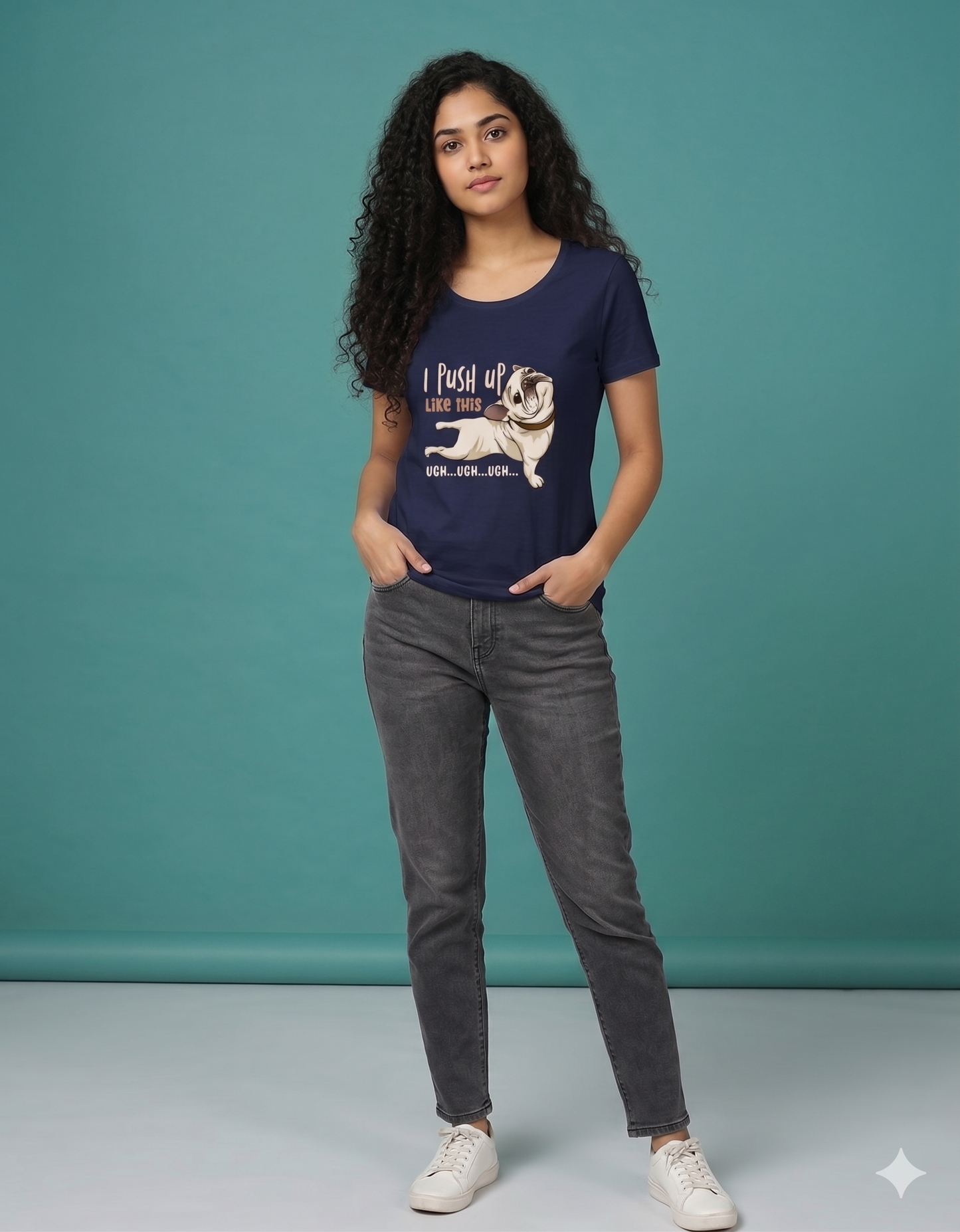 Women’s Funny Dog Graphic T-Shirt | Casual Cotton Tee