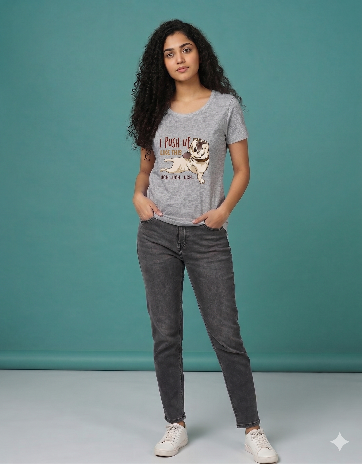 Women’s Funny Dog Graphic T-Shirt | Casual Cotton Tee