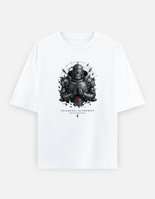 Alphonse Elric armor Fullmetal Alchemist Brotherhood oversized unisex t-shirt