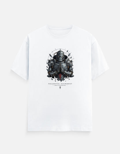 Alphonse Elric armor Fullmetal Alchemist Brotherhood regular fit unisex T-shirt