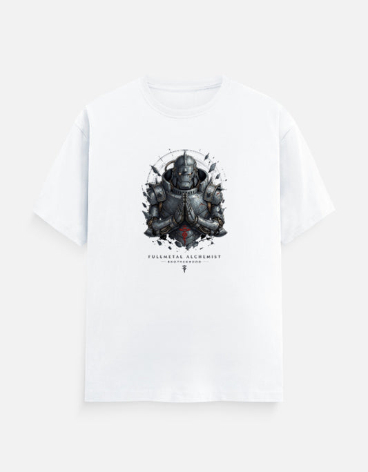 Alphonse Elric armor Fullmetal Alchemist Brotherhood regular fit unisex T-shirt