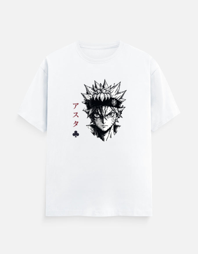 Asta Black Clover manga portrait regular fit unisex anime T-shirt