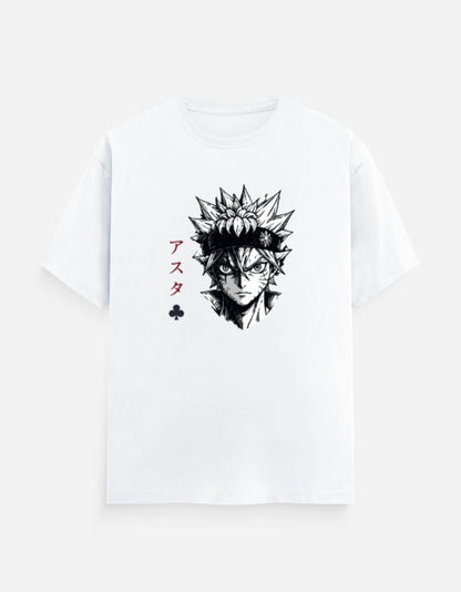 Asta Black Clover manga portrait regular fit unisex anime T-shirt