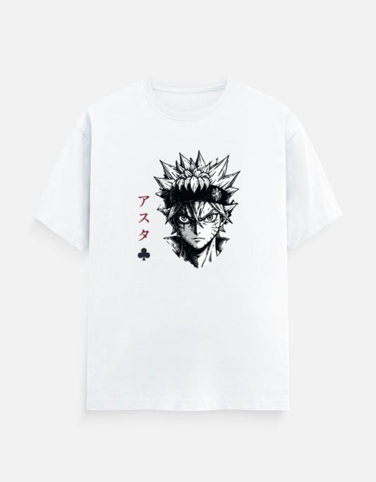 Asta Black Clover manga portrait regular fit unisex anime T-shirt