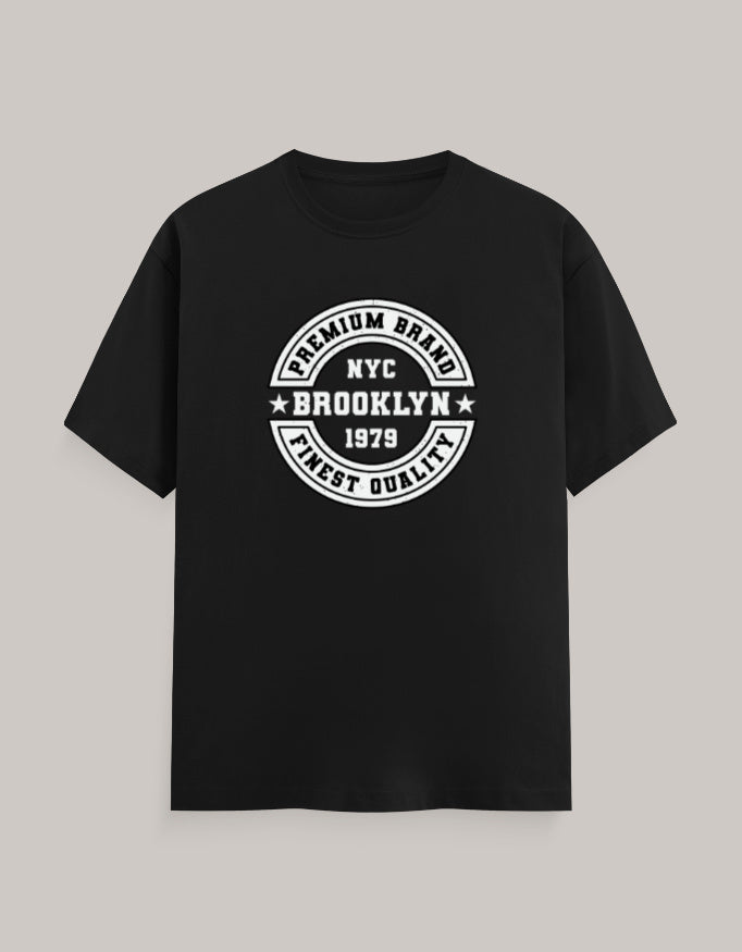 Brooklyn Heritage vintage NYC emblem graphic T-shirt front view