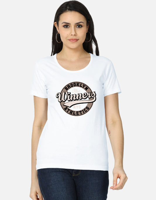 Brooklyn Winners Athletics vintage graphic women's regular fit T-shirt