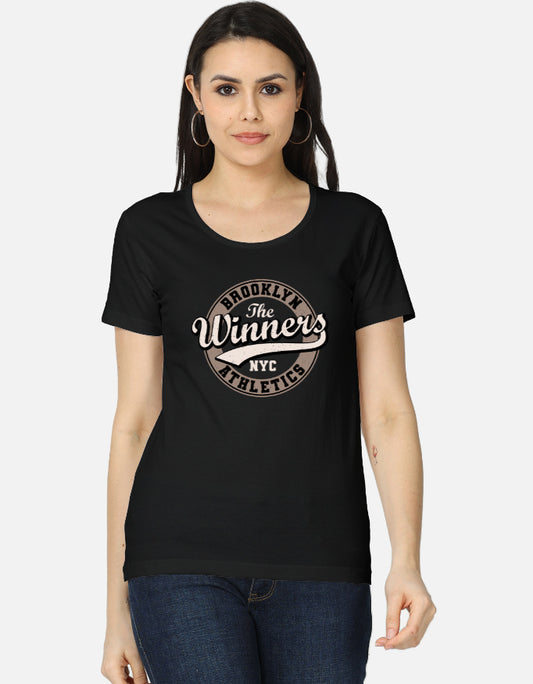 Brooklyn Winners Athletics vintage graphic women's regular fit T-shirt