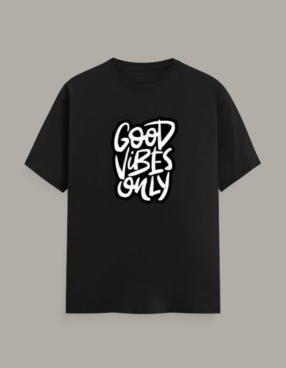 Good Vibes Only graphic T-shirt front view