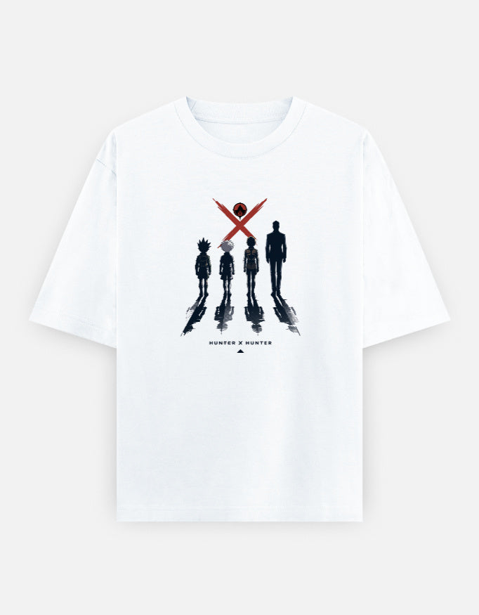 Hunter x Hunter Gon Killua Kurapika Leorio oversized unisex anime T-shirt