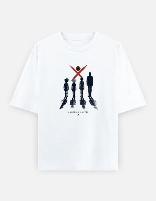 Hunter x Hunter Gon Killua Kurapika Leorio oversized unisex anime T-shirt
