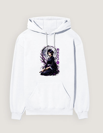 Rukia Kuchiki Bleach Soul Reaper regular fit unisex anime hoodie