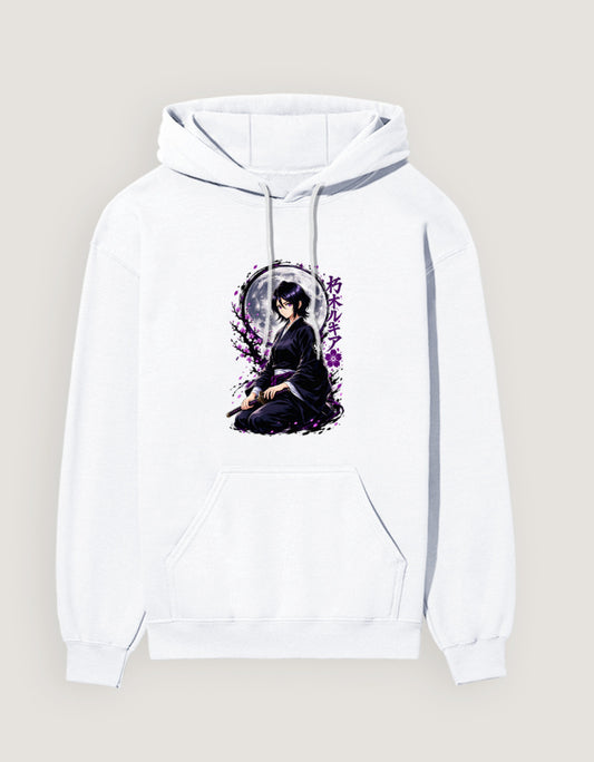 Rukia Kuchiki Bleach Soul Reaper regular fit unisex anime hoodie
