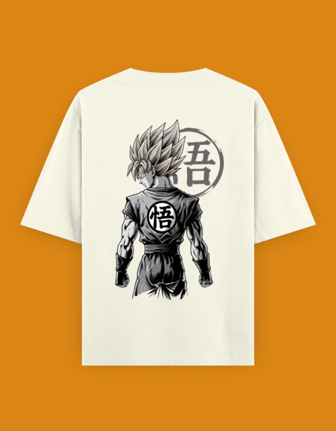 Super Saiyan Goku warrior oversized unisex Dragon Ball Z graphic T-shirt